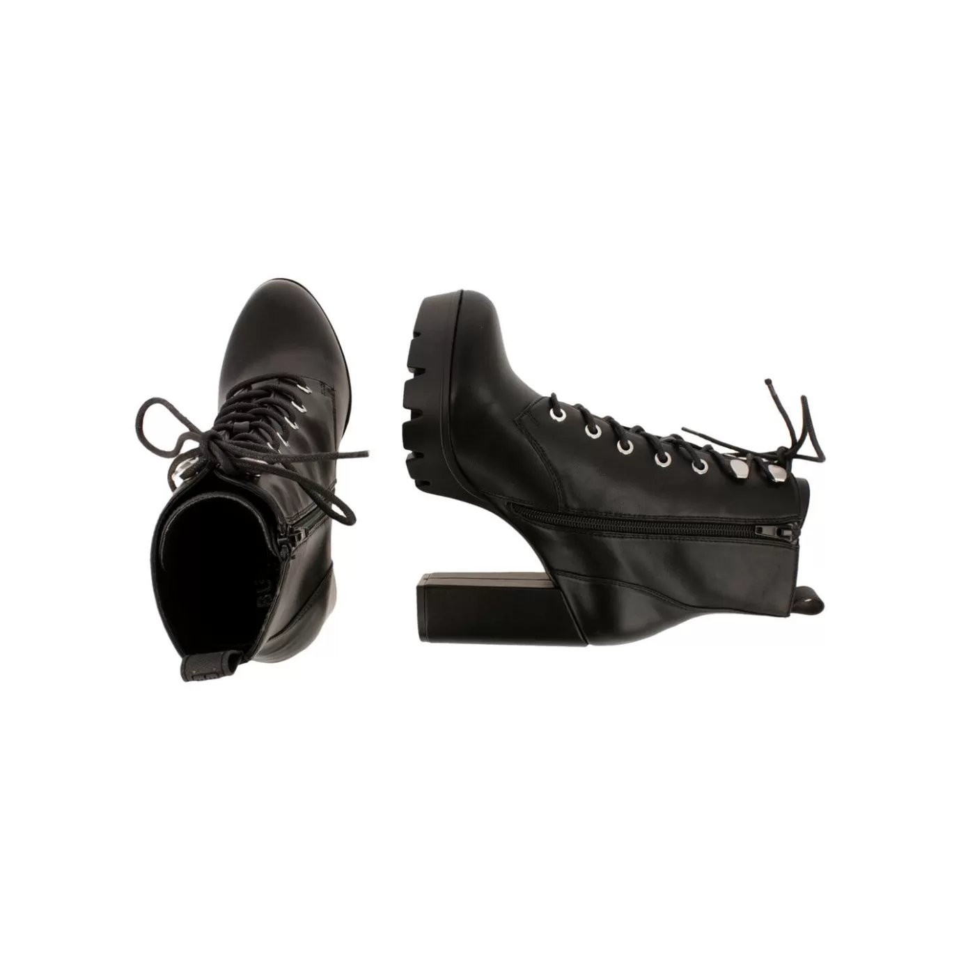 Best Sale Ankle Boots Black 112511F6S_Bkcltd Women Lace Up Boots