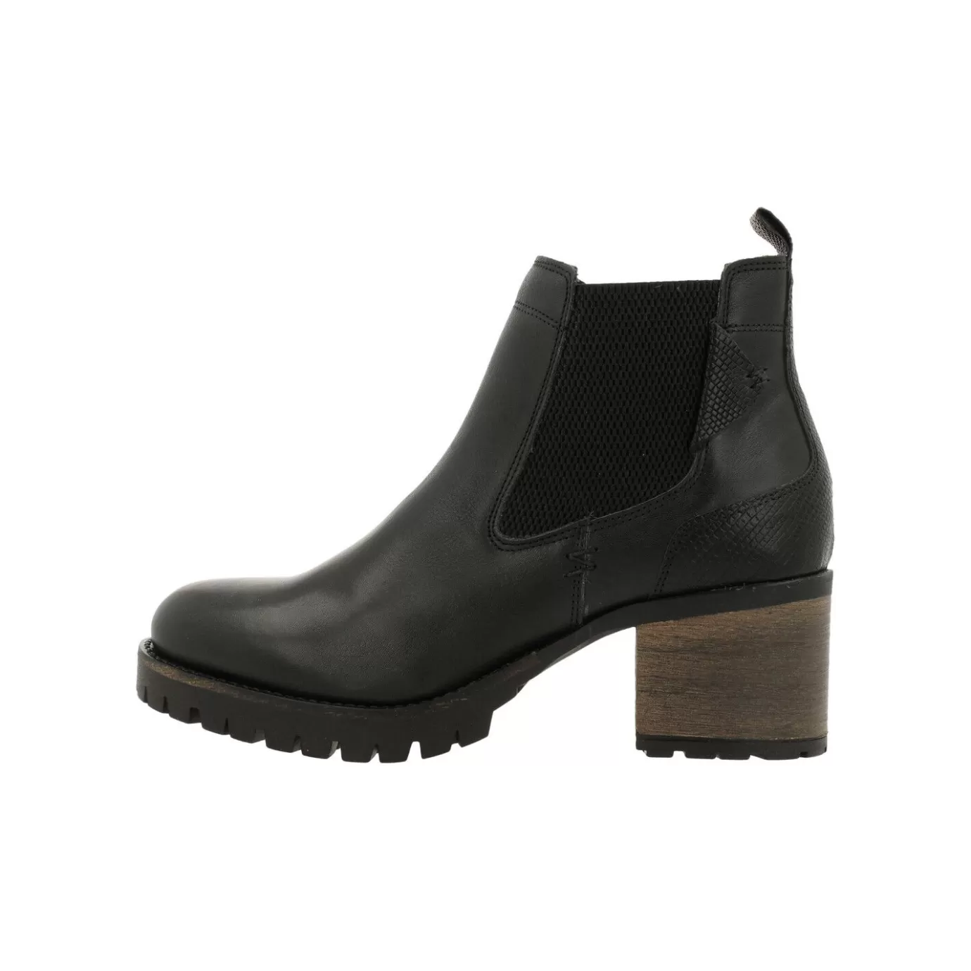 Best Ankle Boots Black 425502E6L_Blcktd Women High Heel Boots