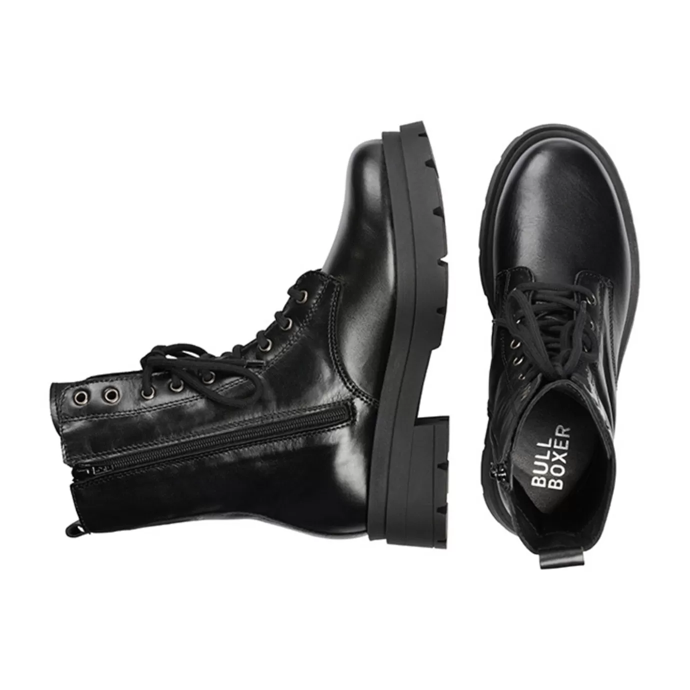 Cheap Ankle Boots Black 464500E6L_Blcktd Women Lace Up Boots