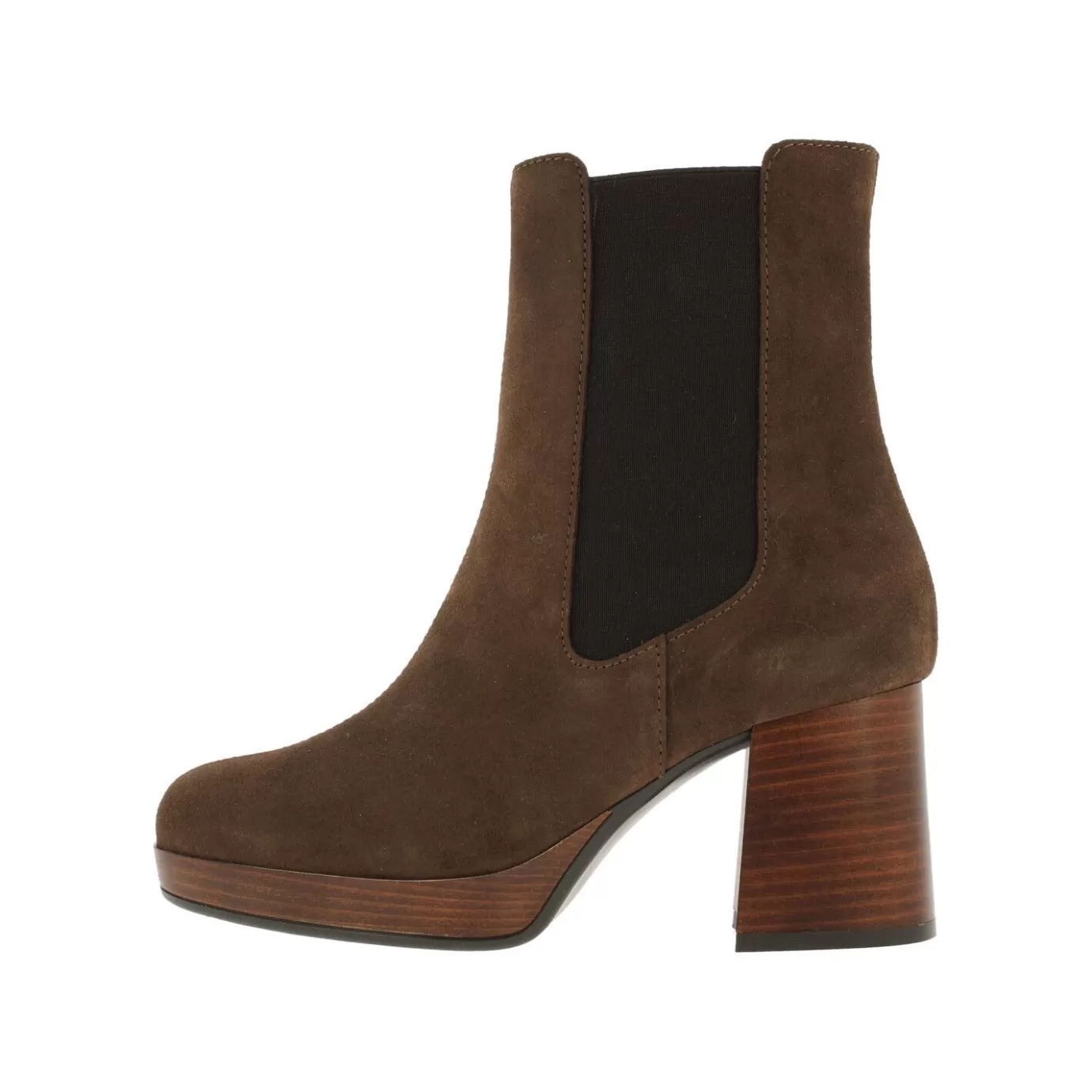 Clearance Ankle Boots Brown 256500E6C_Dkbwtd Women High Heel Boots