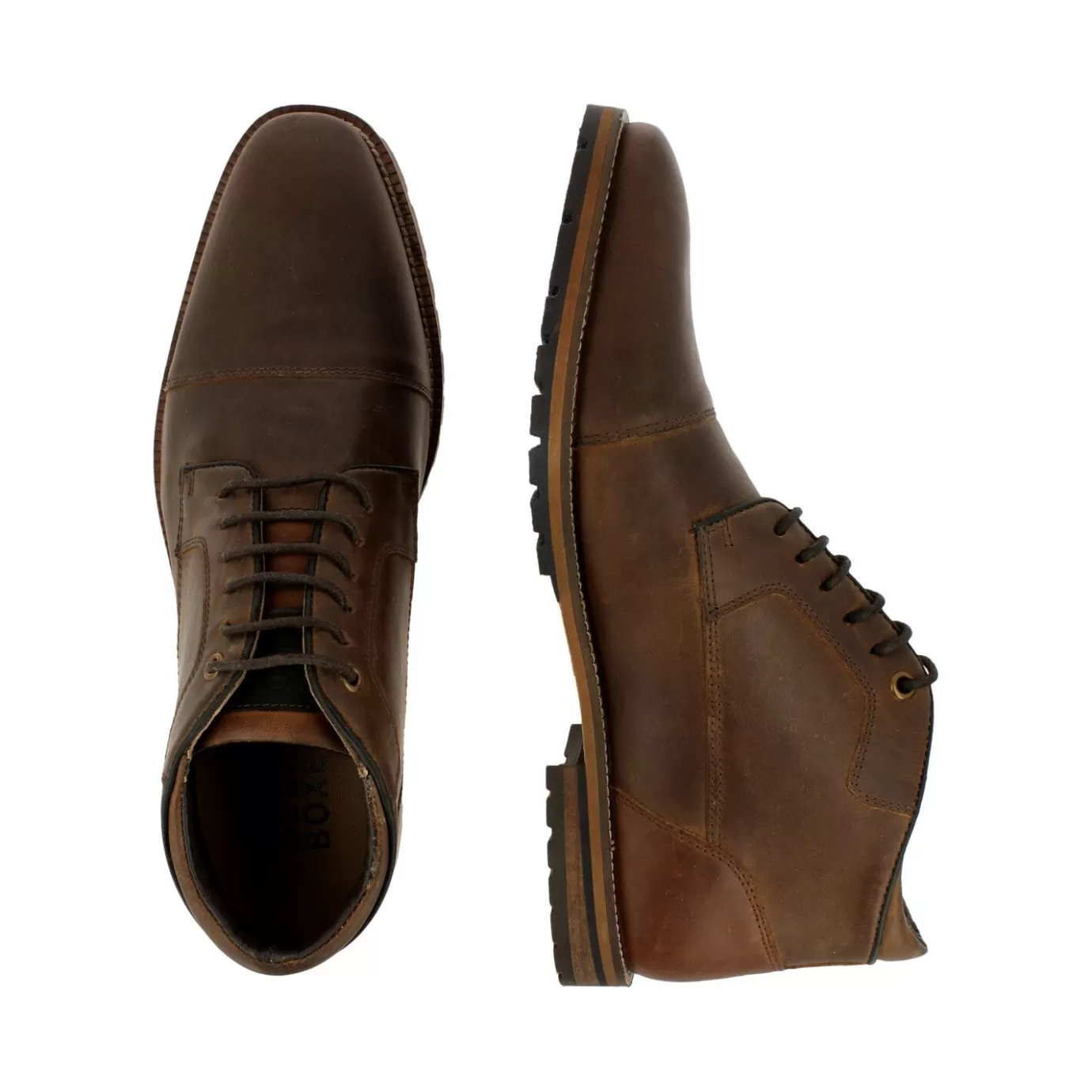 Shop Ankle Boots Brown 834I50777Bpadcsu Men Lace Up Boots