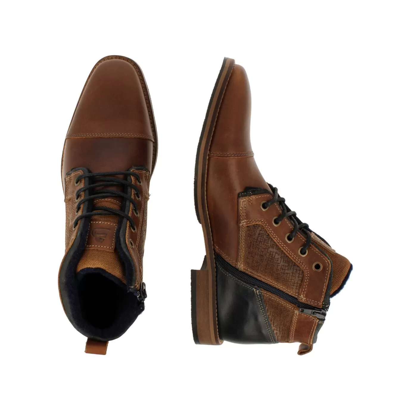 Online Ankle Boots Tan/Cognac 681K50108Agecgsu Men Lace Up Boots