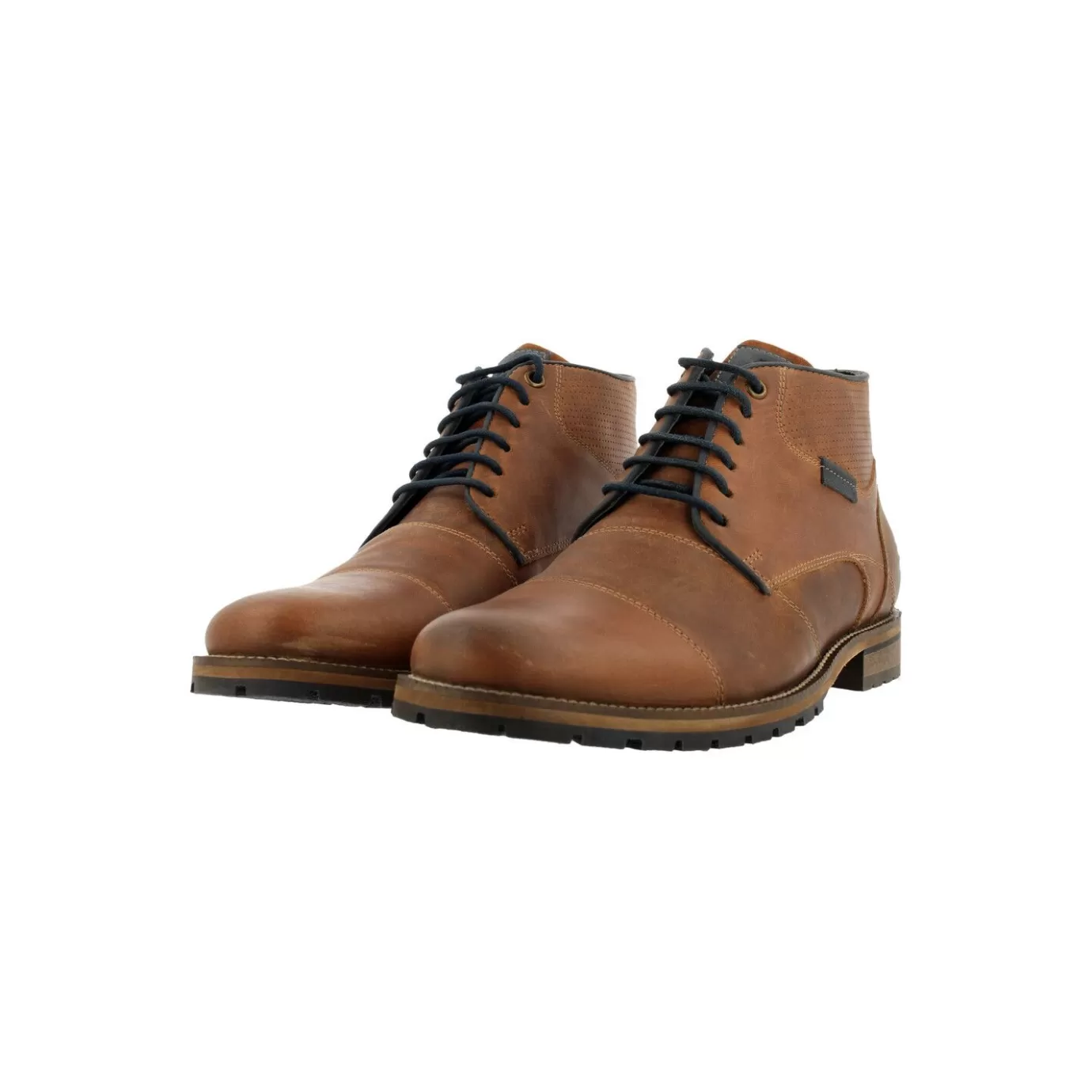 Outlet Ankle Boots Tan/Cognac 773I56284Blicosu Men Lace Up Boots