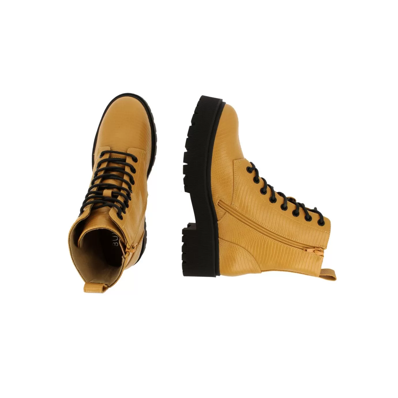 Best Ankle Boots Yellow 137500F6Sbcurytd Women Lace Up Boots