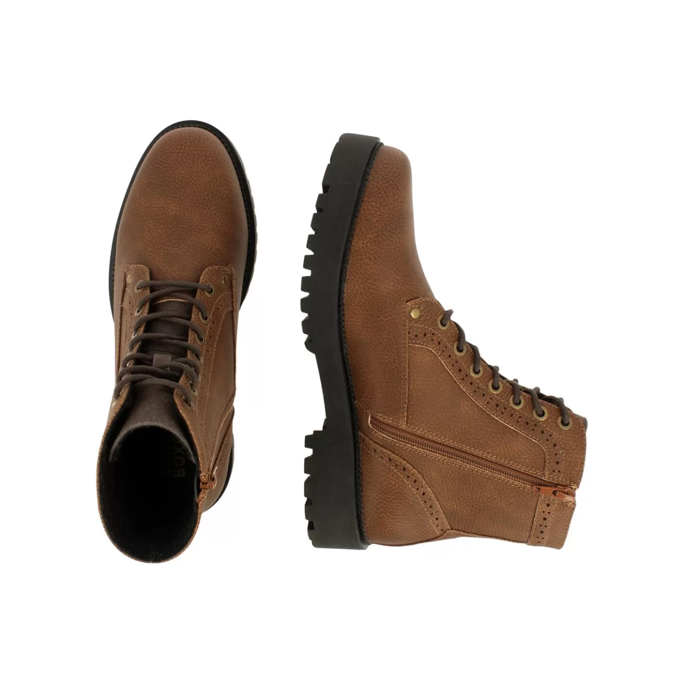 Online Boot Cognac 698X58389Acocosu Men Lace Up Boots