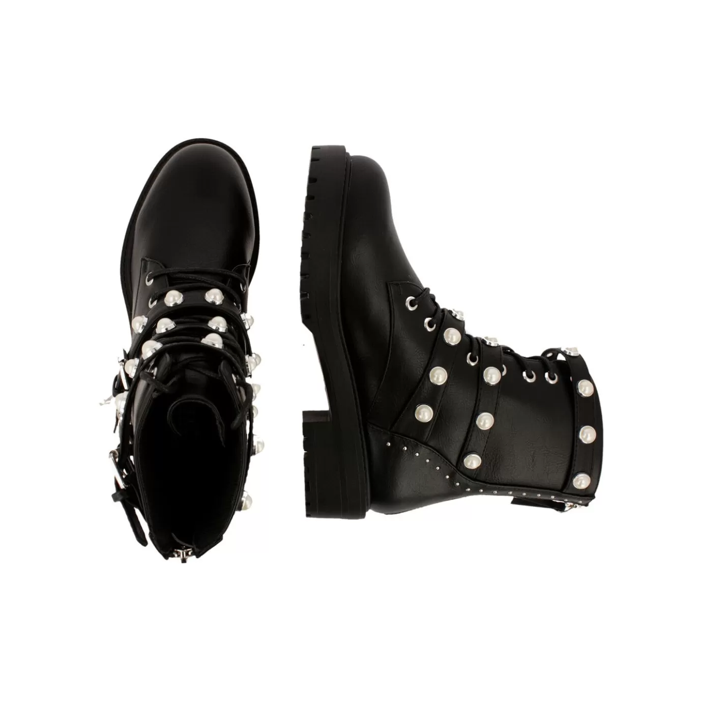 Shop Boots Black 031500F6S_Blcktd Women Lace Up Boots