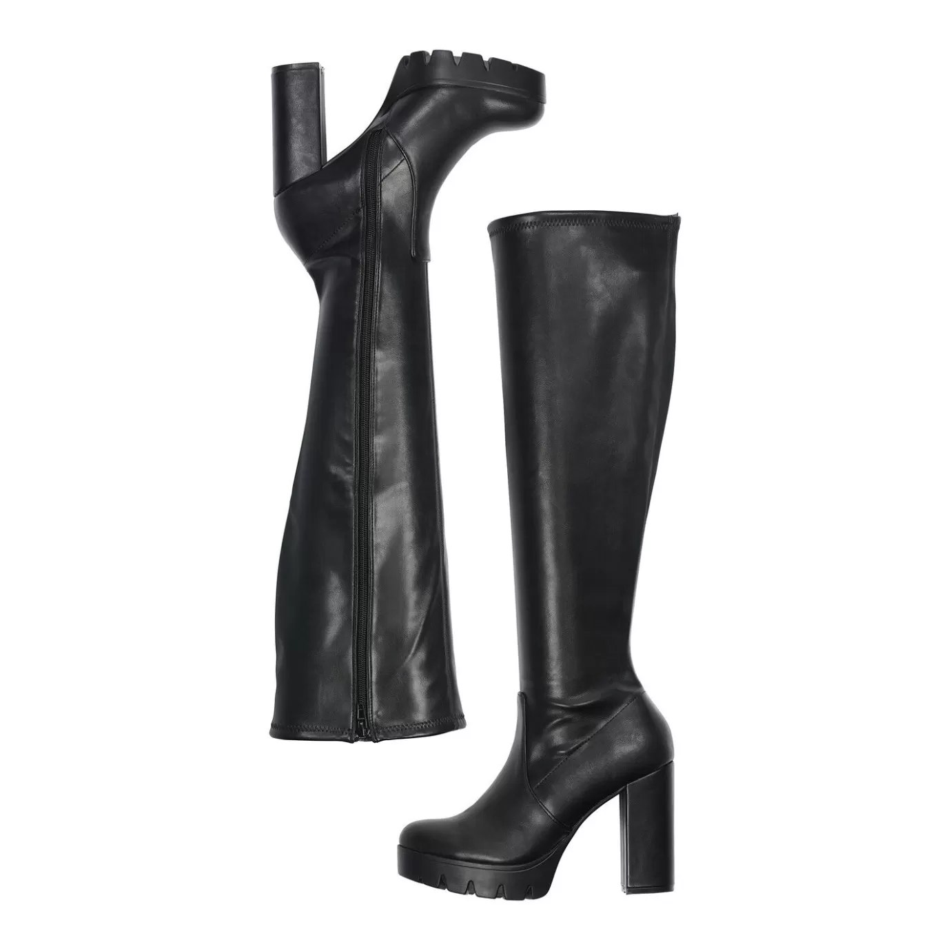 Flash Sale Boots Black 112510F7S_Bkcltd Women High Heel Boots