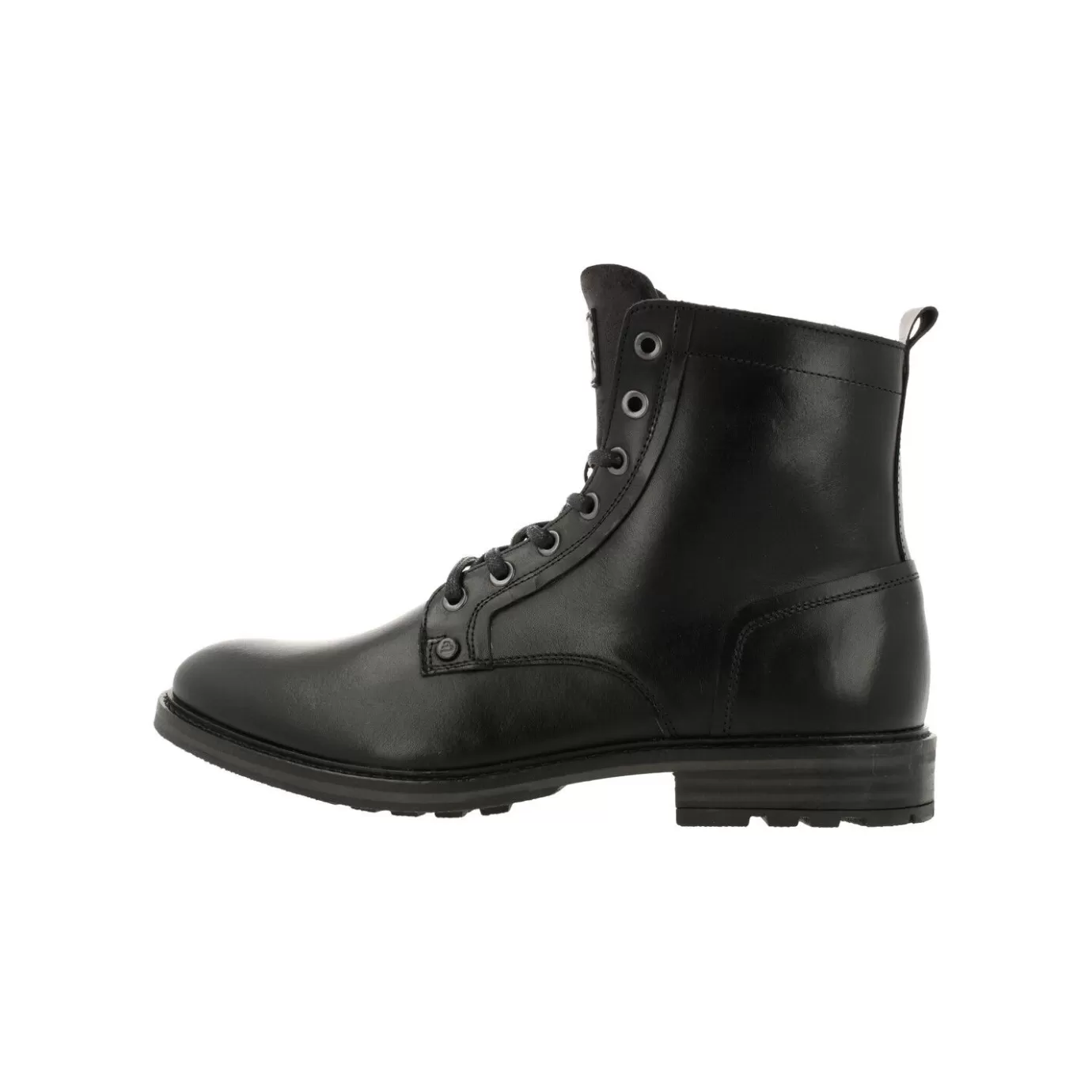 Discount Boots Black 791N80046Ablcksu Men Lace Up Boots