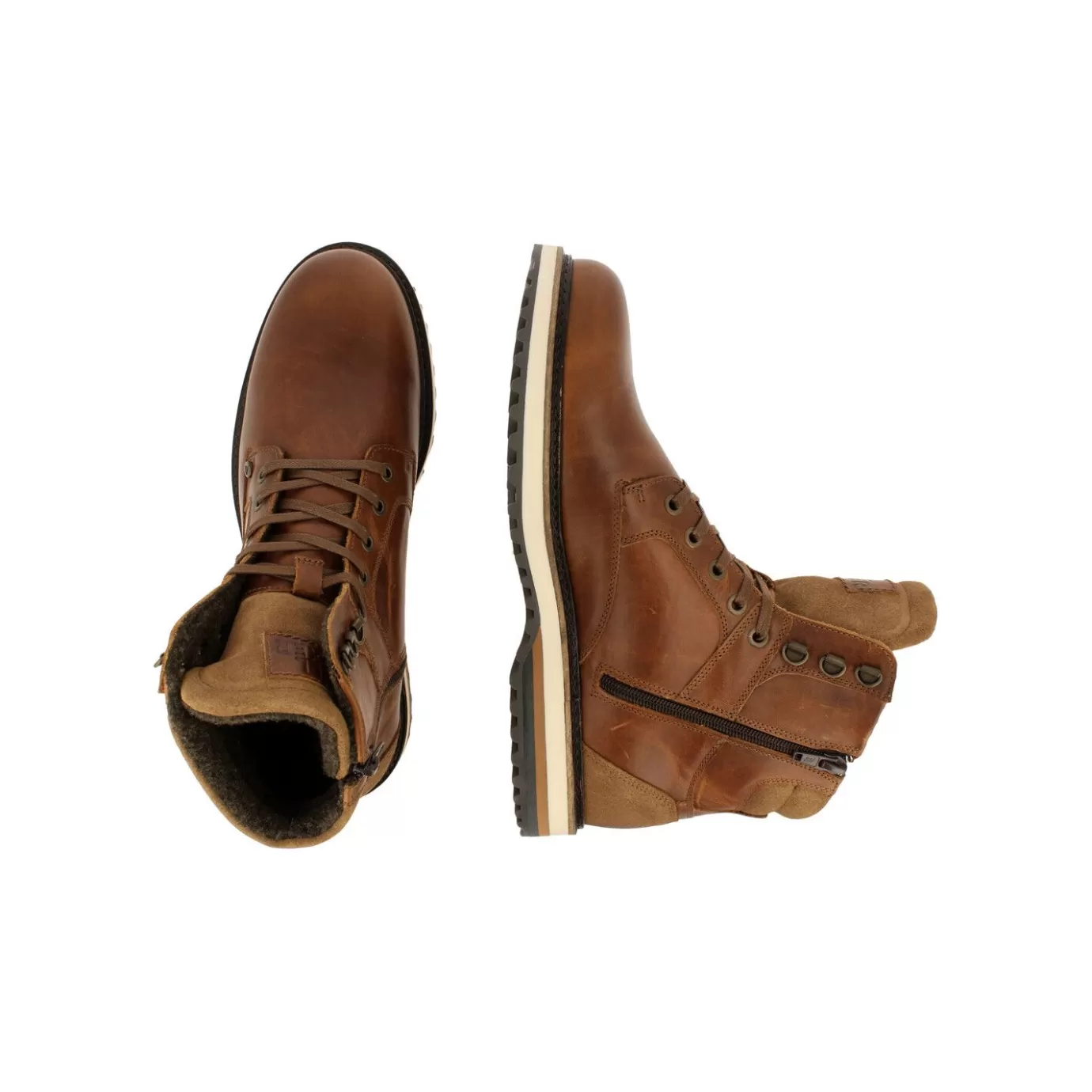 Outlet Boots Cognac 298N80053Acognsu Men Lace Up Boots