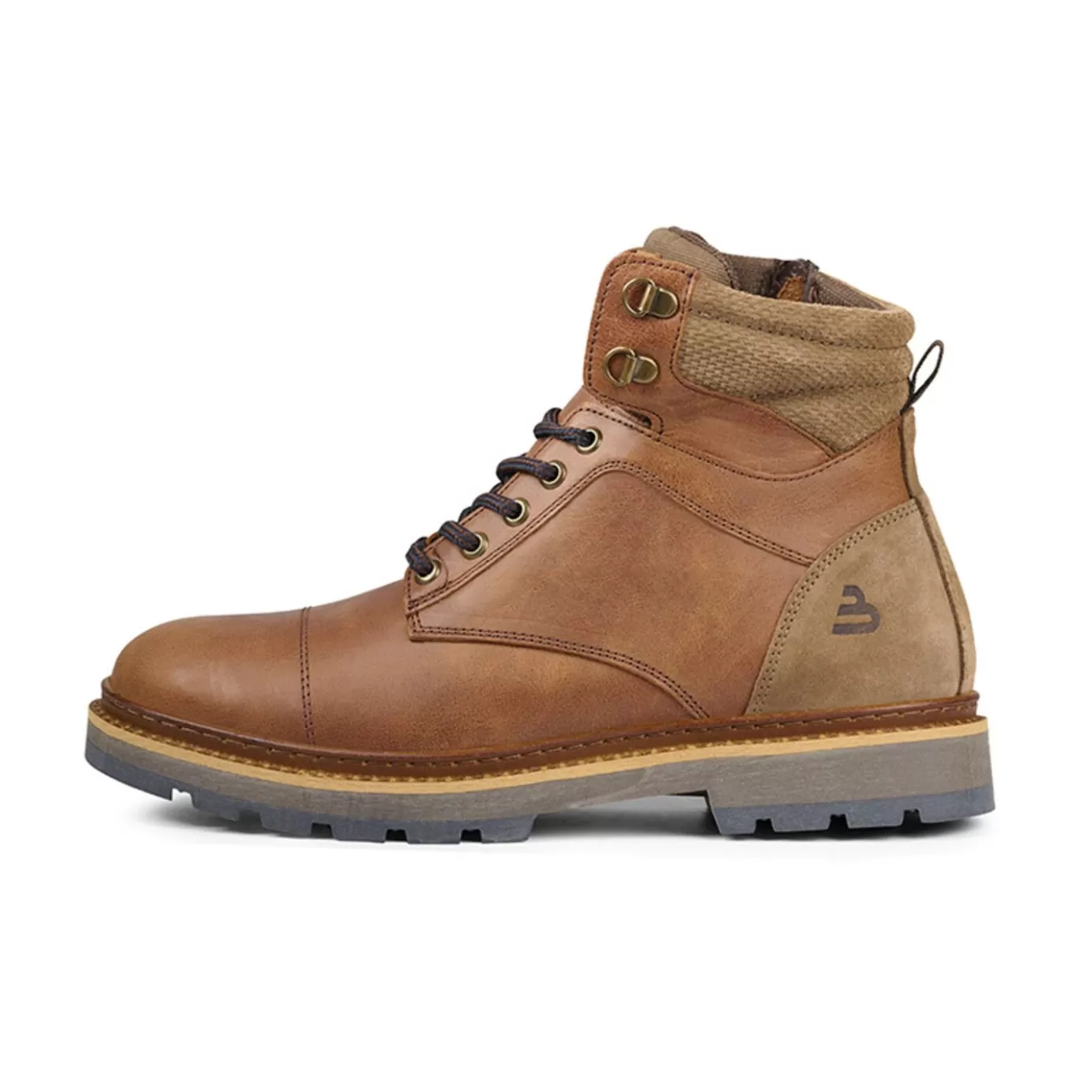 Sale Boots Tan/Cognac 022T81767A2499Su Men Lace Up Boots