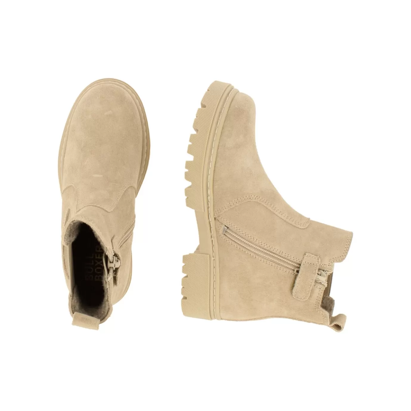 Discount Chelsea Boots Beige/Taupe Ajs502E6C_Almdkb Kids Boots