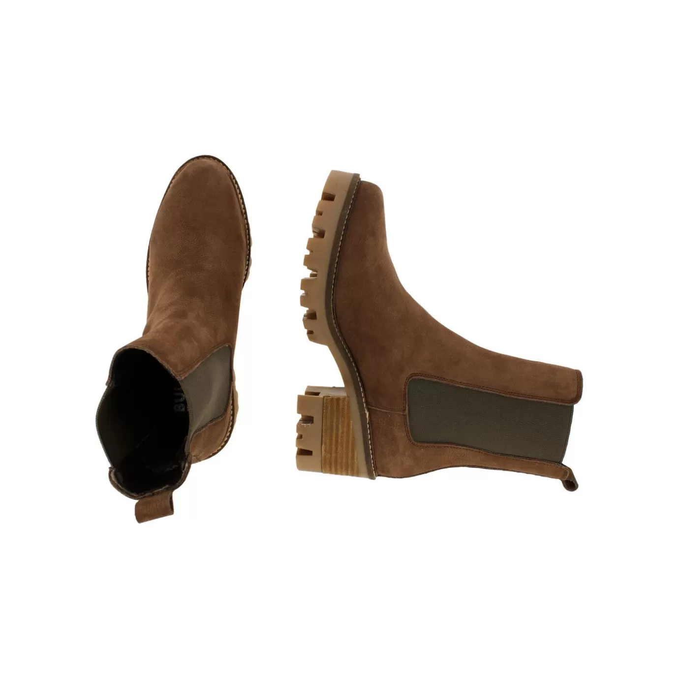 Store Chelsea Boots Brown 677501E6L_Brwntd Women High Heel Boots