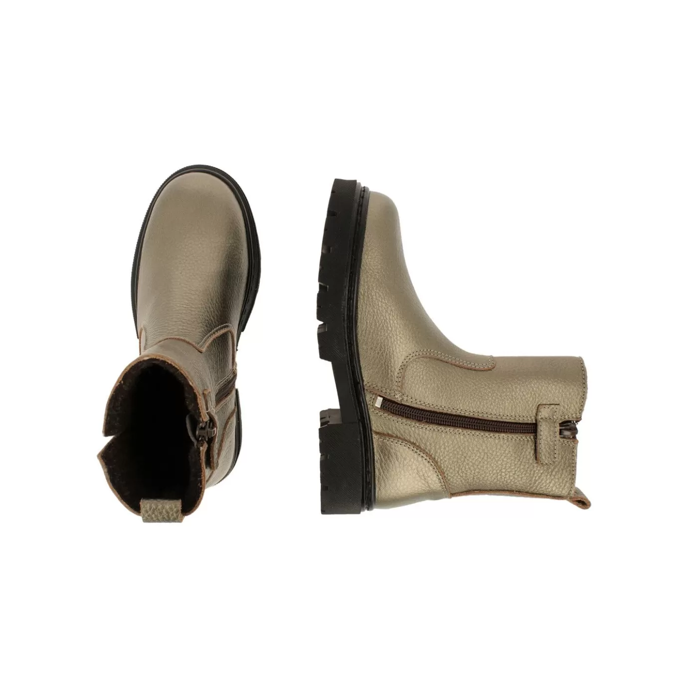 Outlet Chelsea Boots Gold Ajs509E6L_Chamkb Kids Boots