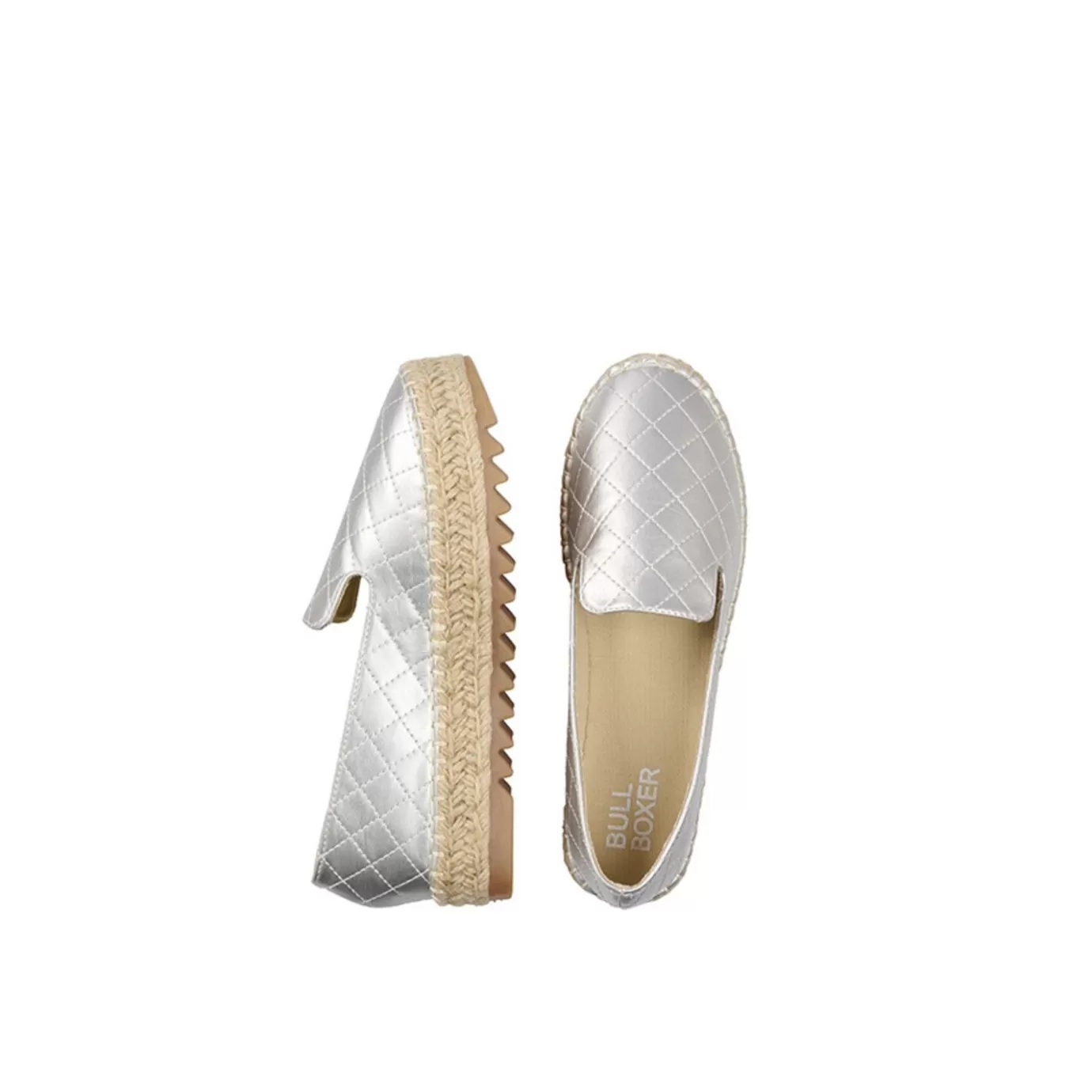 Best Sale Espadrilles Silver 155016F4S_Slvrtd Women Espadrilles