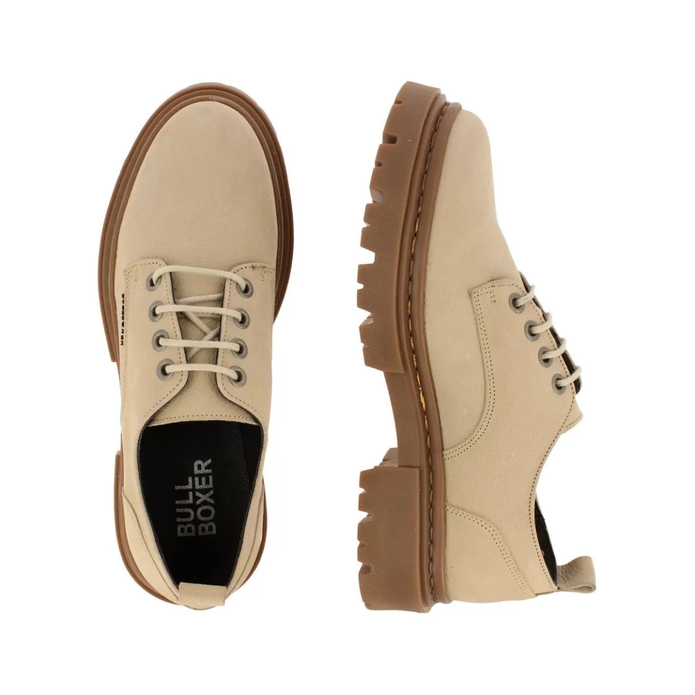 New Lace-Up Beige/Taupe 610001E5L_Cokitd Women Lace Up Shoes