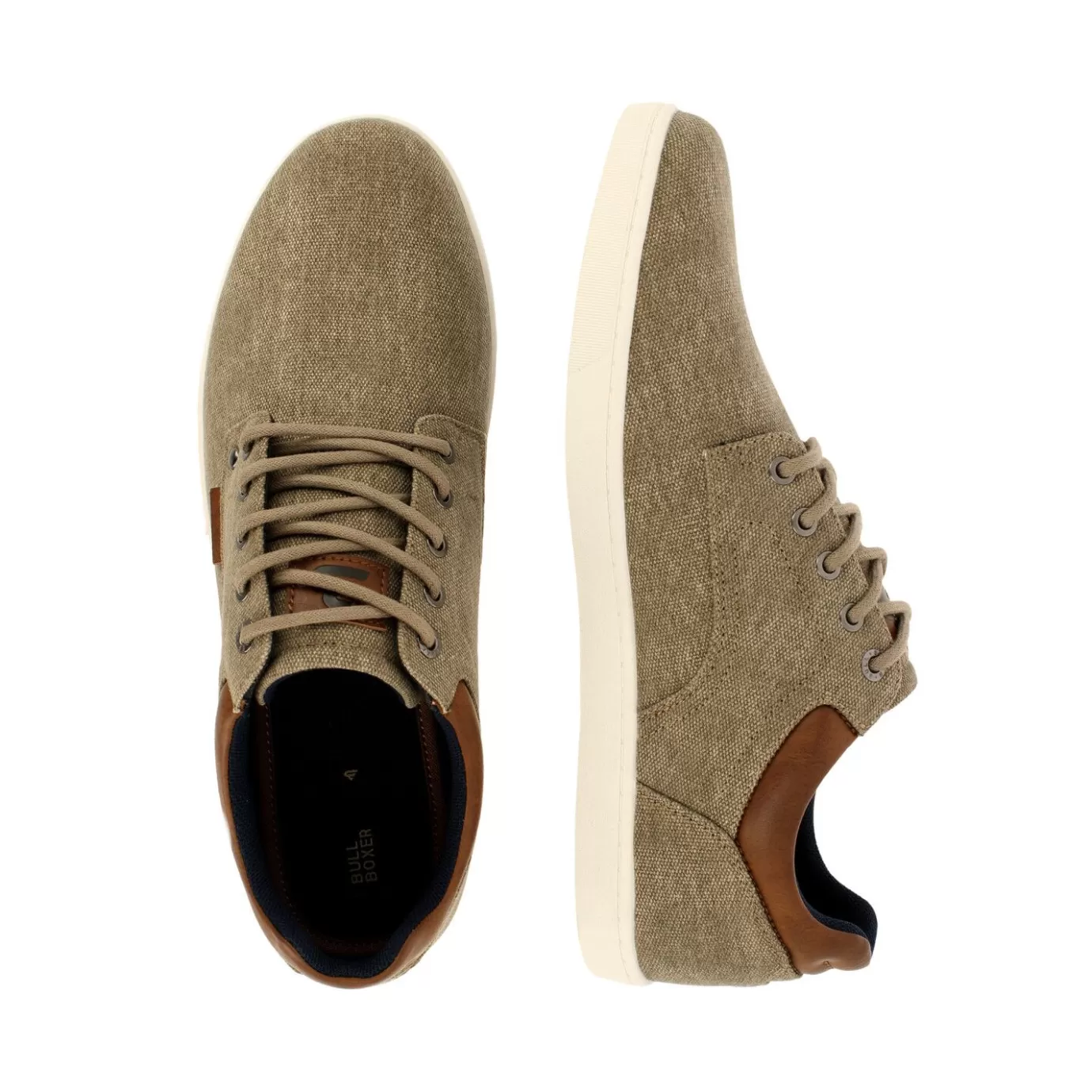 Fashion Lace-Up Beige/Taupe 814X28094Bbecosu Men Sporty Lace Ups