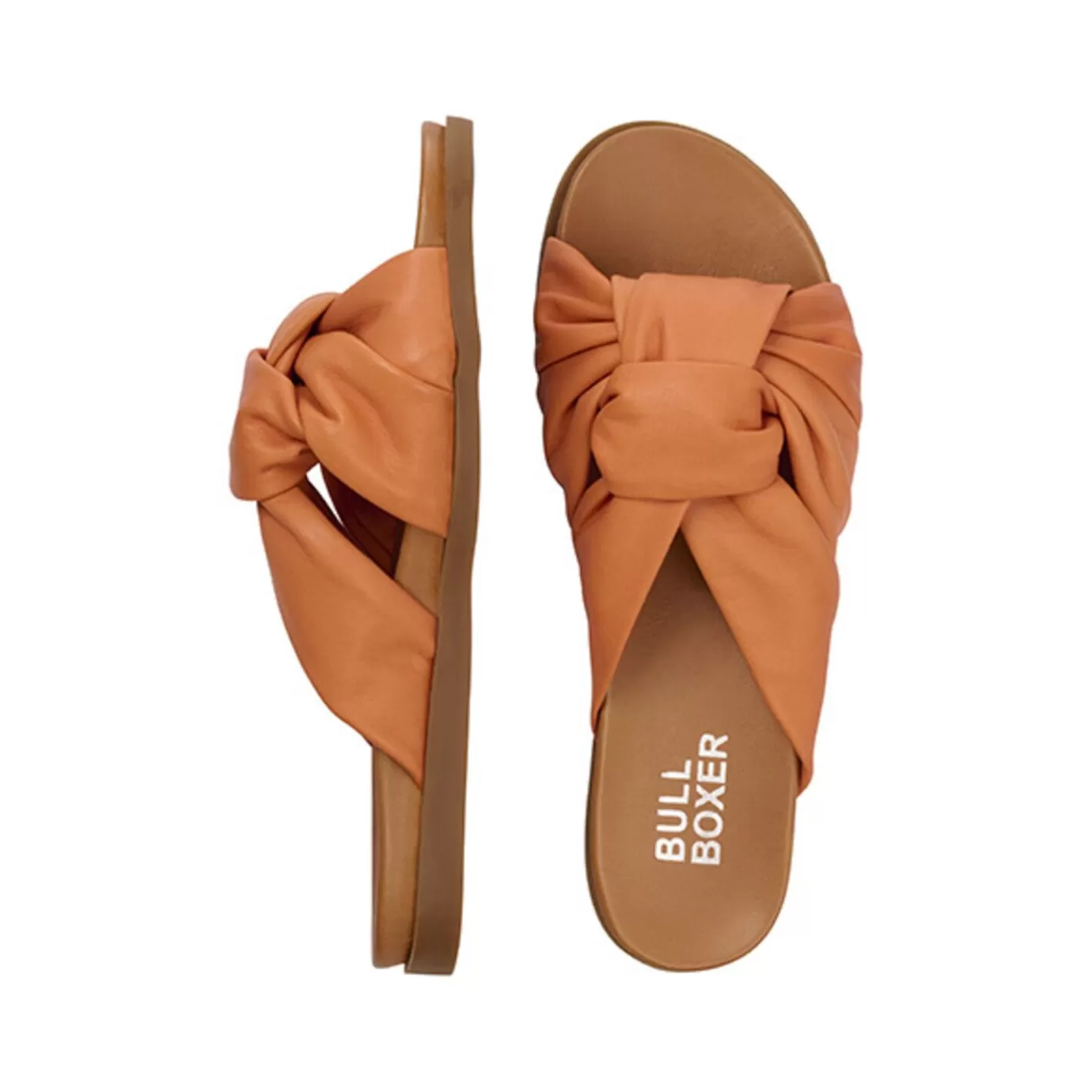 Best Mules Orange 532002T1L_Orantd Women Flat Mules