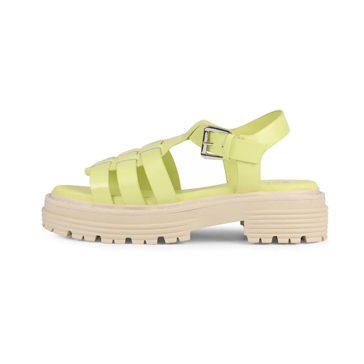 Discount Plateau Sandal Lime 171001F2S_Limetd Women Sandals