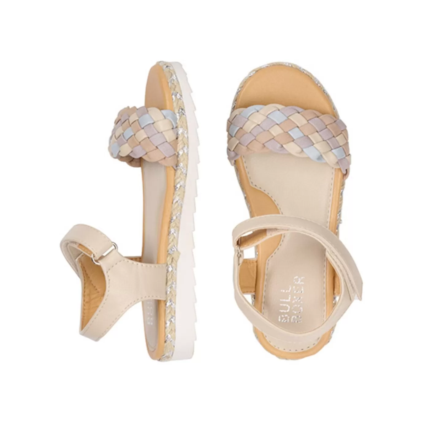 Discount Sandal Almond Aoa009F1S_Almdkb Kids Strap Sandals