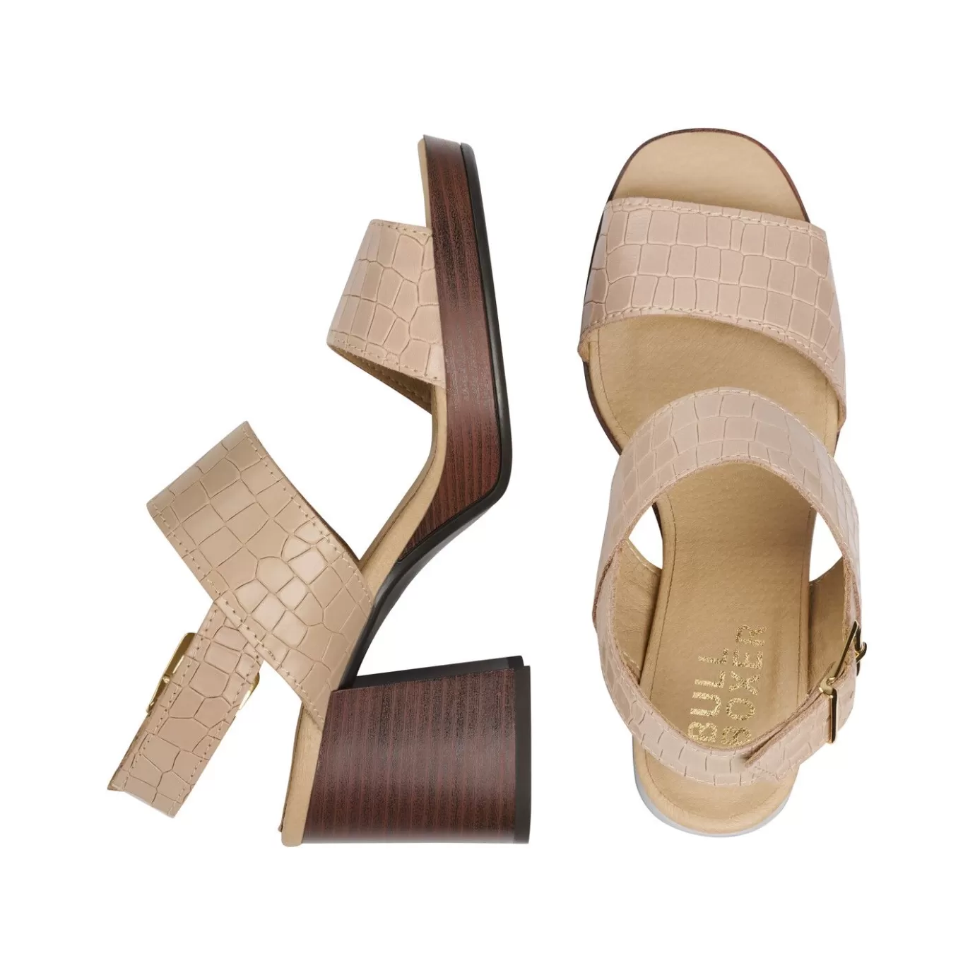 Online Sandal With Heel Nude 256001E2L_Nudetd Women Sandals