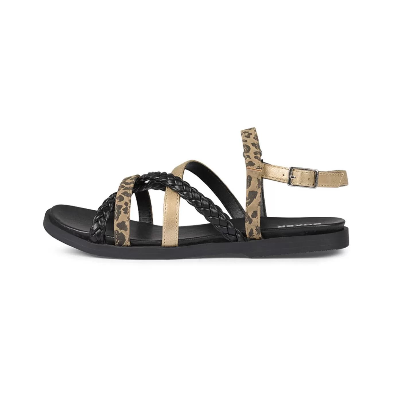 Clearance Sandals Black Alm017F1S_Bkcakb Kids Strap Sandals