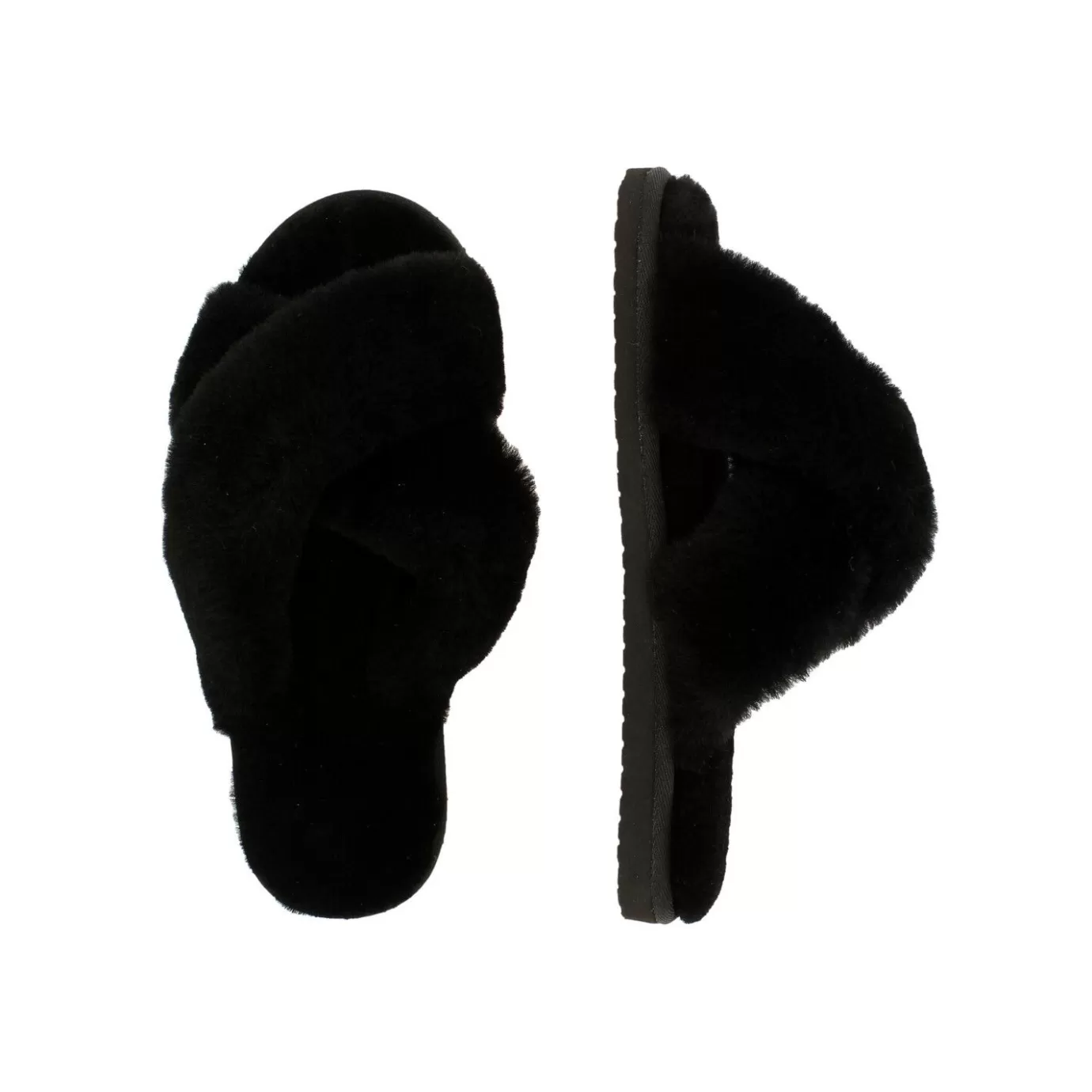 Best Slippers Black 258002F1L_Blcktd Women Slippers