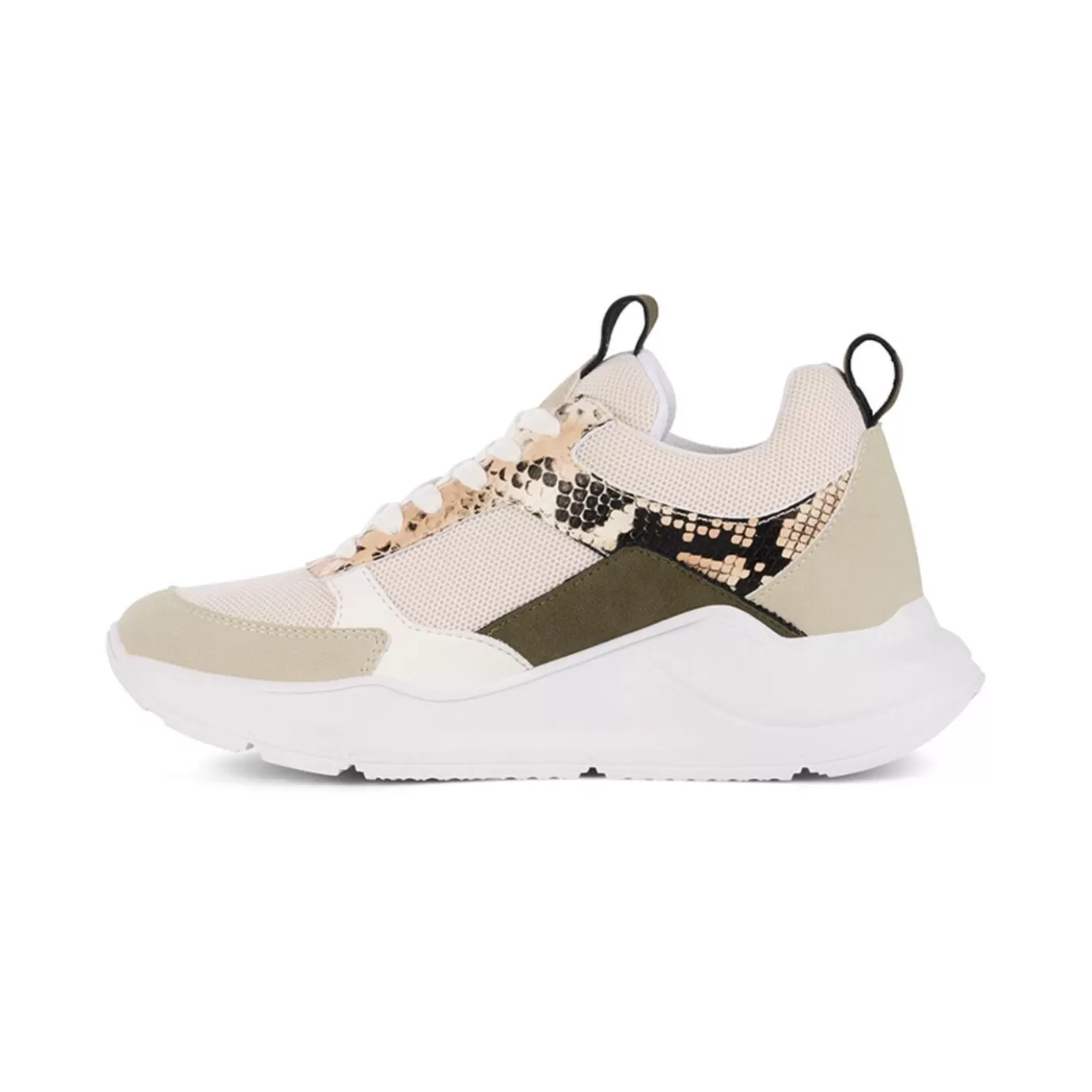 Outlet Sneaker Beige/Snake 099000F5S_Bgwhtd Women Sneaker Low