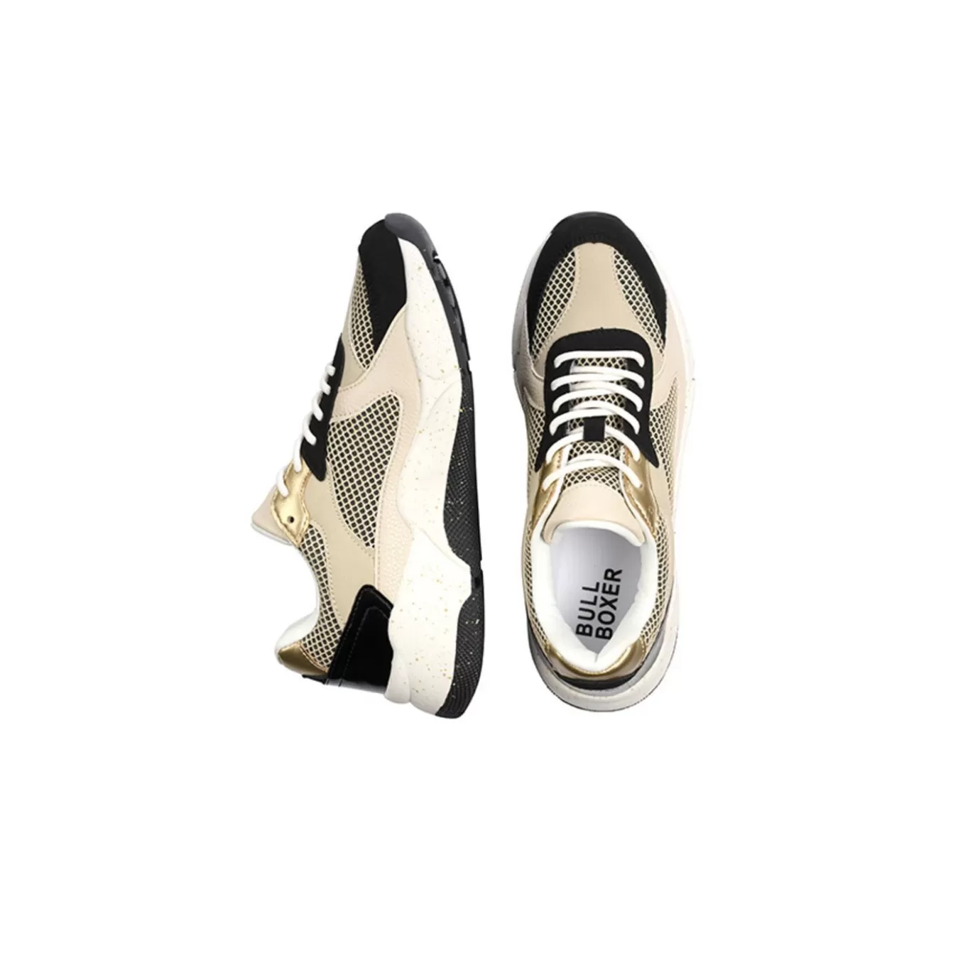 Hot Sneaker Black/Sand 077034F5S_Blsdtd Women Sneaker Low