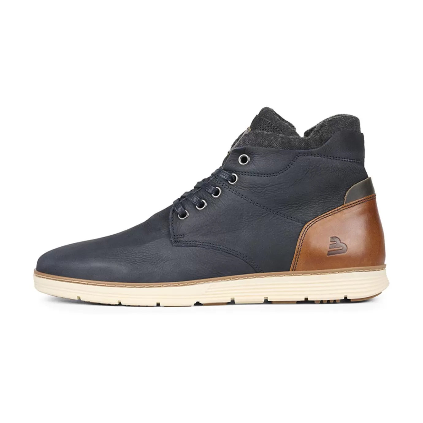 Discount Sneaker High Black/Cognac 628K50861Anacgsu Men Sneaker High