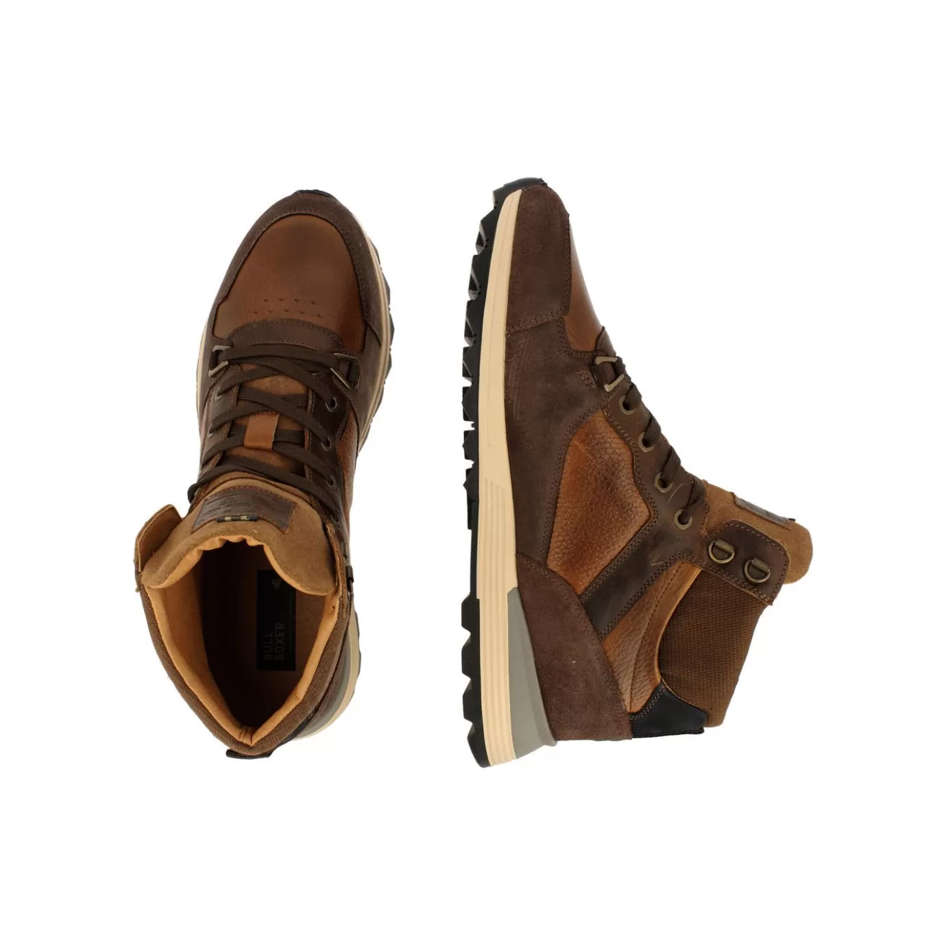 Discount Sneaker Tan/Cognac 373K50805Fcgb2Su Men Sneaker High