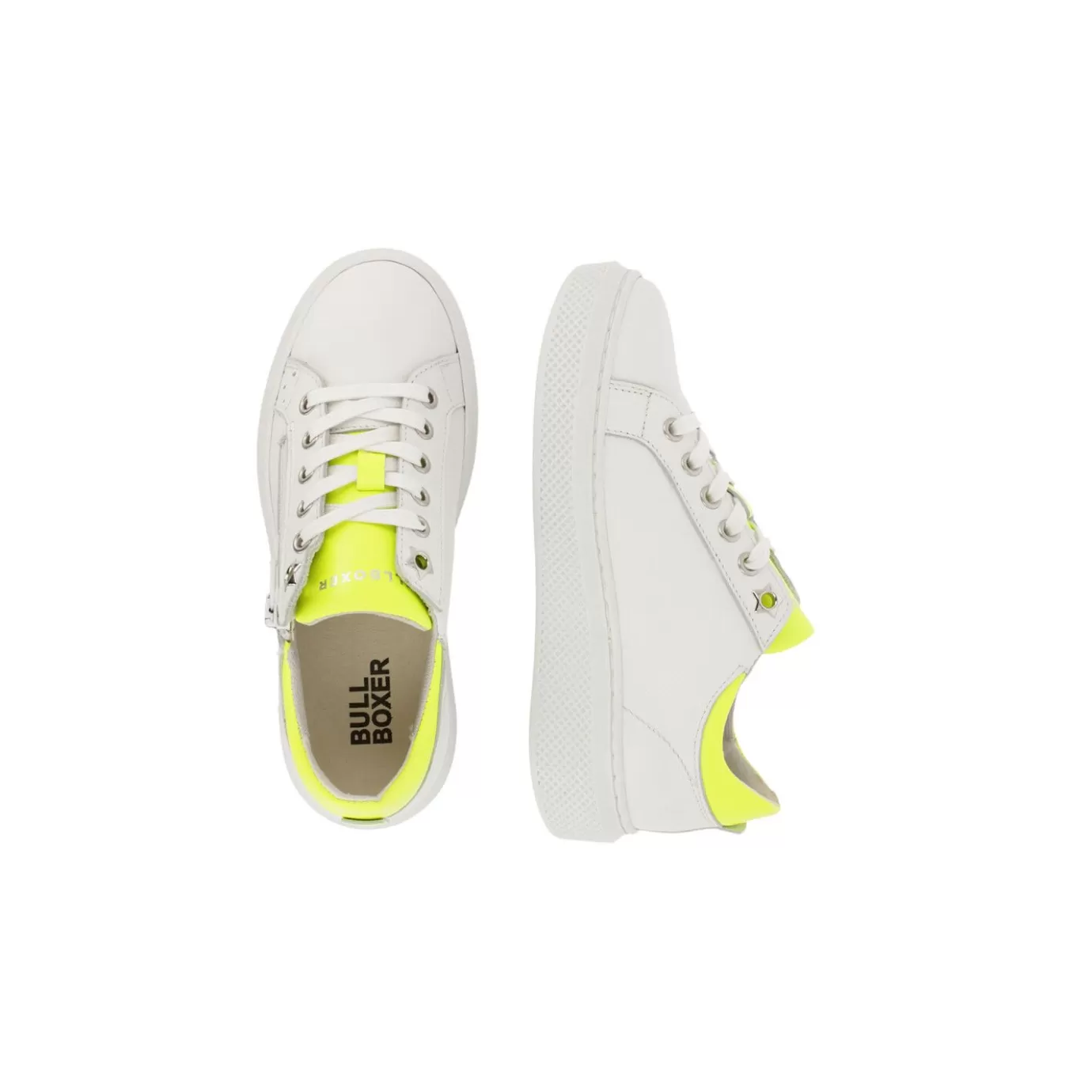 Discount Sneaker White Yellow Alg000E5L_Wyllkb Kids Sneakers