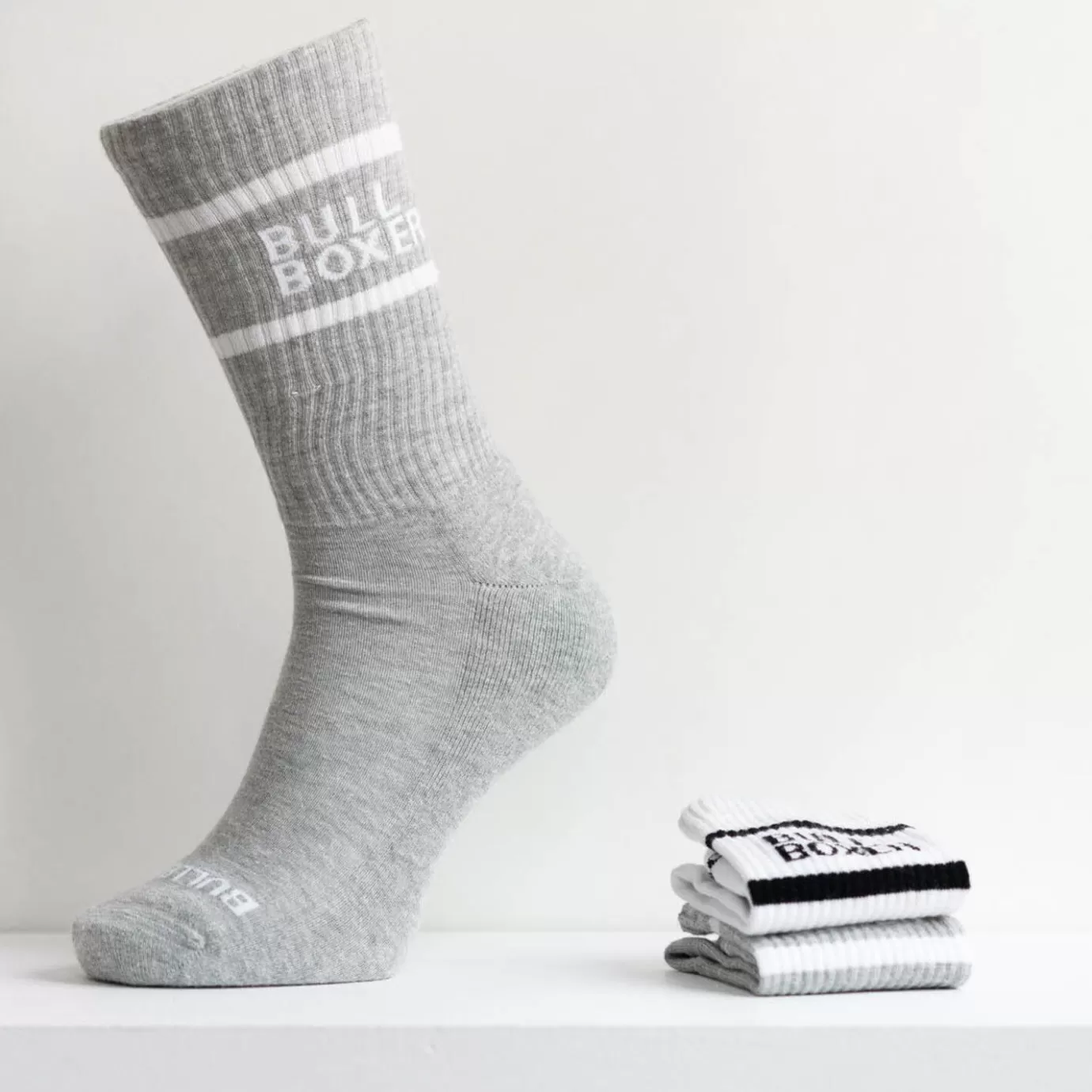 Sale Socks Men White/Grey 2-Pack Men Socks